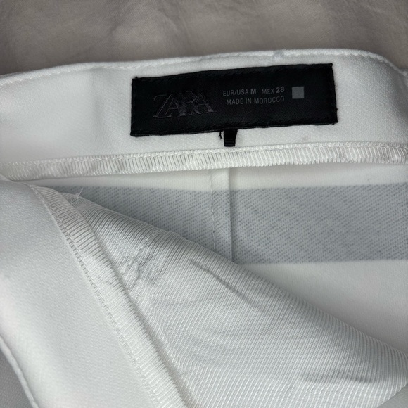 Zara Navy and White Striped Bermuda Shorts - Picture 5 of 8